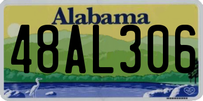AL license plate 48AL306