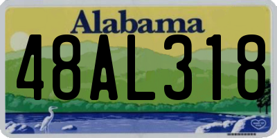 AL license plate 48AL318