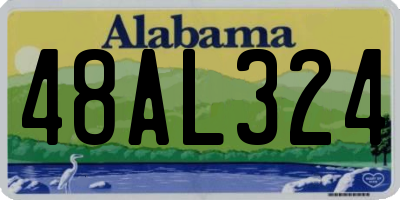 AL license plate 48AL324