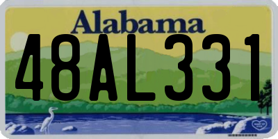 AL license plate 48AL331