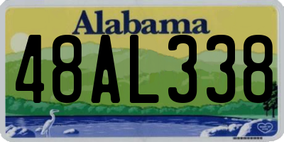 AL license plate 48AL338