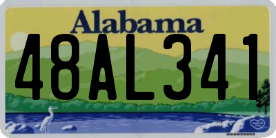 AL license plate 48AL341