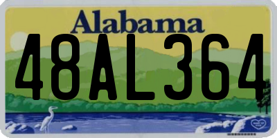 AL license plate 48AL364