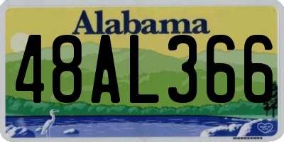 AL license plate 48AL366