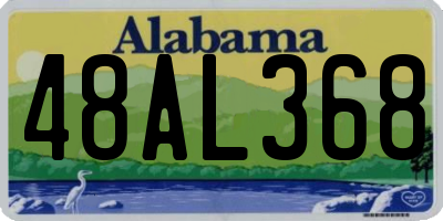 AL license plate 48AL368