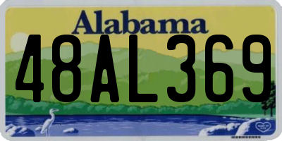 AL license plate 48AL369