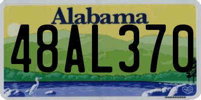 AL license plate 48AL370