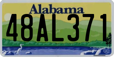 AL license plate 48AL371