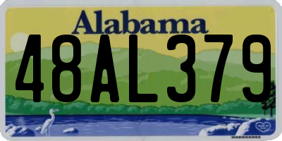 AL license plate 48AL379