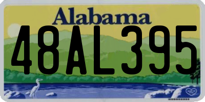 AL license plate 48AL395