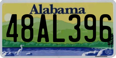 AL license plate 48AL396