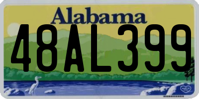 AL license plate 48AL399