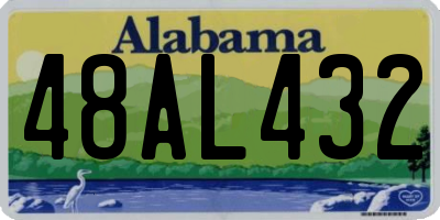 AL license plate 48AL432