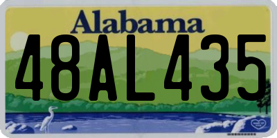 AL license plate 48AL435