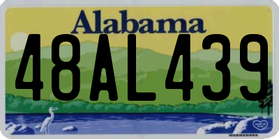 AL license plate 48AL439