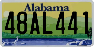 AL license plate 48AL441