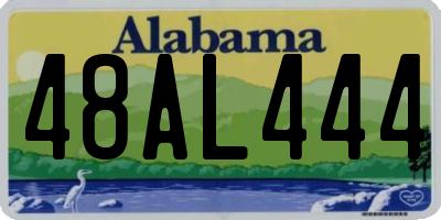 AL license plate 48AL444