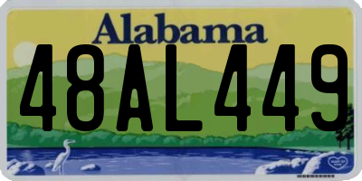 AL license plate 48AL449