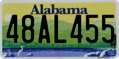 AL license plate 48AL455