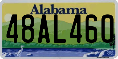 AL license plate 48AL460