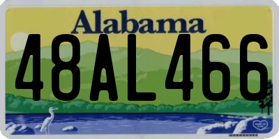 AL license plate 48AL466