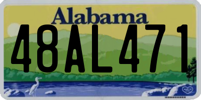 AL license plate 48AL471