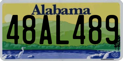 AL license plate 48AL489