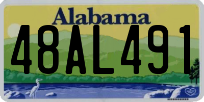 AL license plate 48AL491