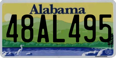 AL license plate 48AL495