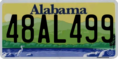 AL license plate 48AL499