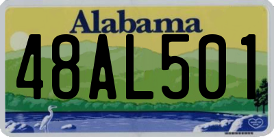 AL license plate 48AL501