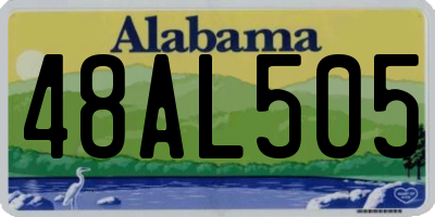 AL license plate 48AL505