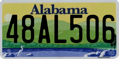 AL license plate 48AL506