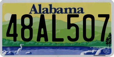 AL license plate 48AL507