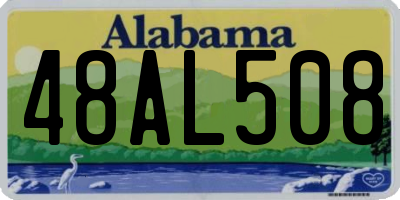 AL license plate 48AL508
