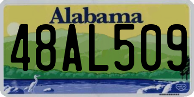 AL license plate 48AL509