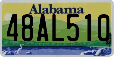 AL license plate 48AL510