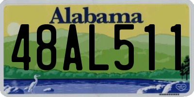 AL license plate 48AL511