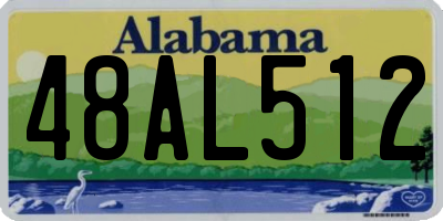AL license plate 48AL512