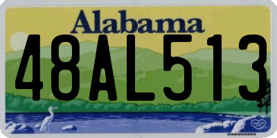 AL license plate 48AL513