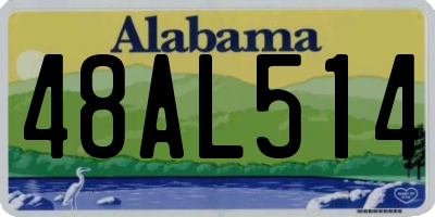 AL license plate 48AL514