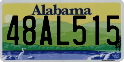 AL license plate 48AL515