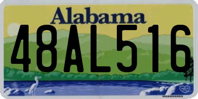 AL license plate 48AL516