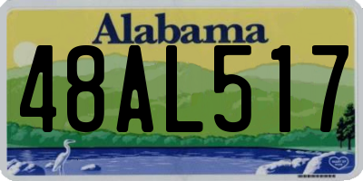 AL license plate 48AL517