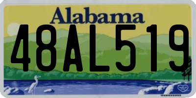 AL license plate 48AL519