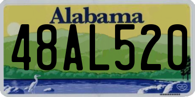 AL license plate 48AL520
