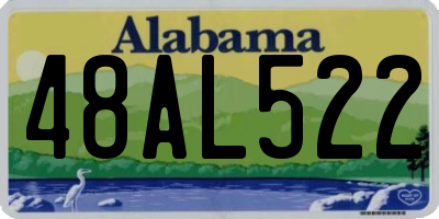 AL license plate 48AL522