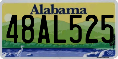AL license plate 48AL525