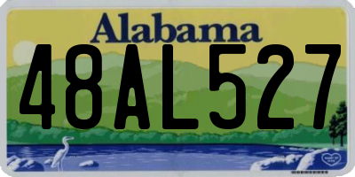 AL license plate 48AL527