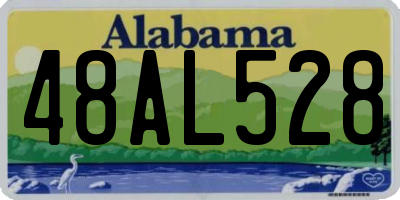 AL license plate 48AL528